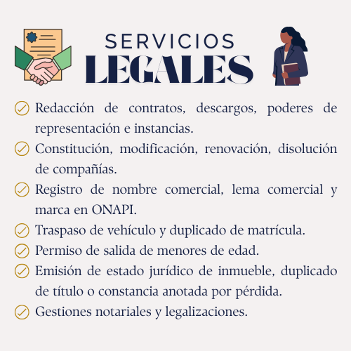 servicios profesionales - Servicios Legales  1