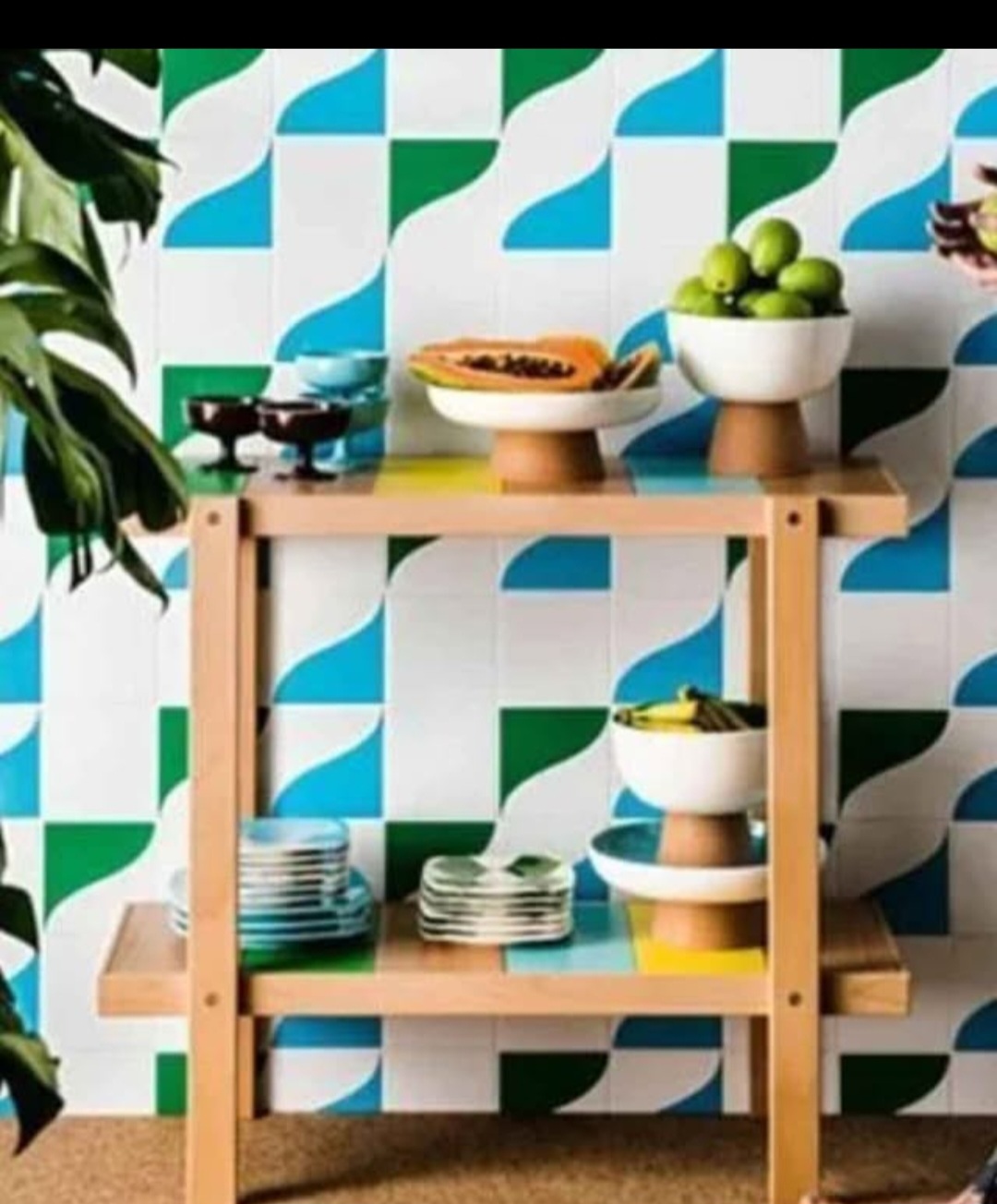 decoración y accesorios - 2 mesa auxiliar de ikea  de varias  tablillas  cad