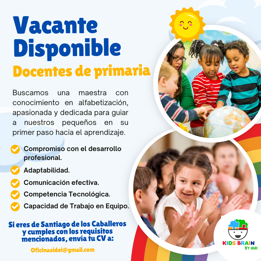 empleos disponibles - VACANTE DISPONIBLE EN SANTIAGO DE LOS CABALLEROS