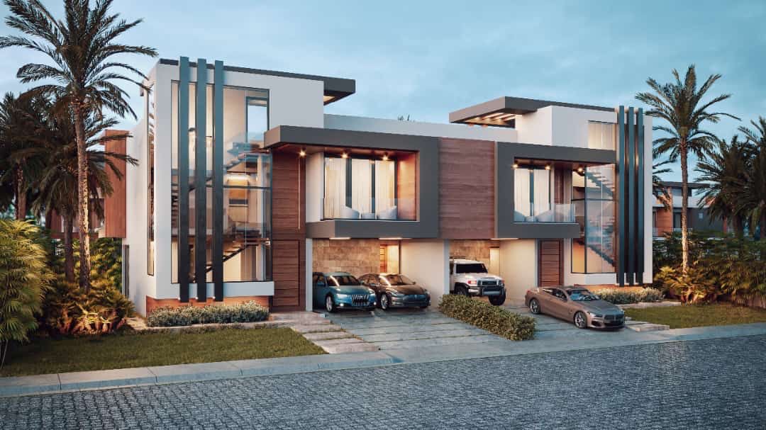 casas vacacionales y villas - Venta de villas de lujo con piscina  en Downtown punta cana zona turística  3