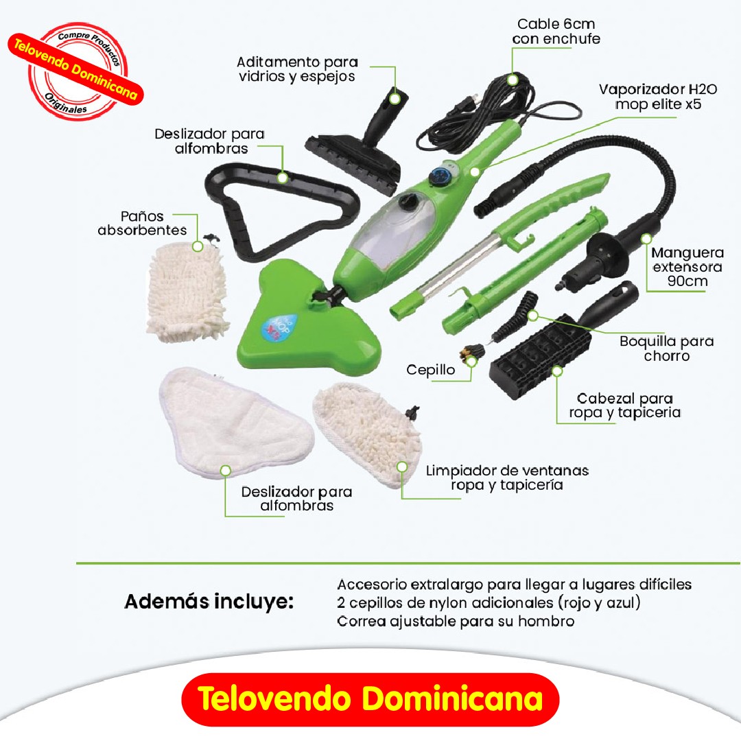 electrodomesticos - LIMPIADOR A VAPOR MULTIFUNCIONAL PARA LIMPIAR SIN QUIMICOS NI DETERGENTES 5