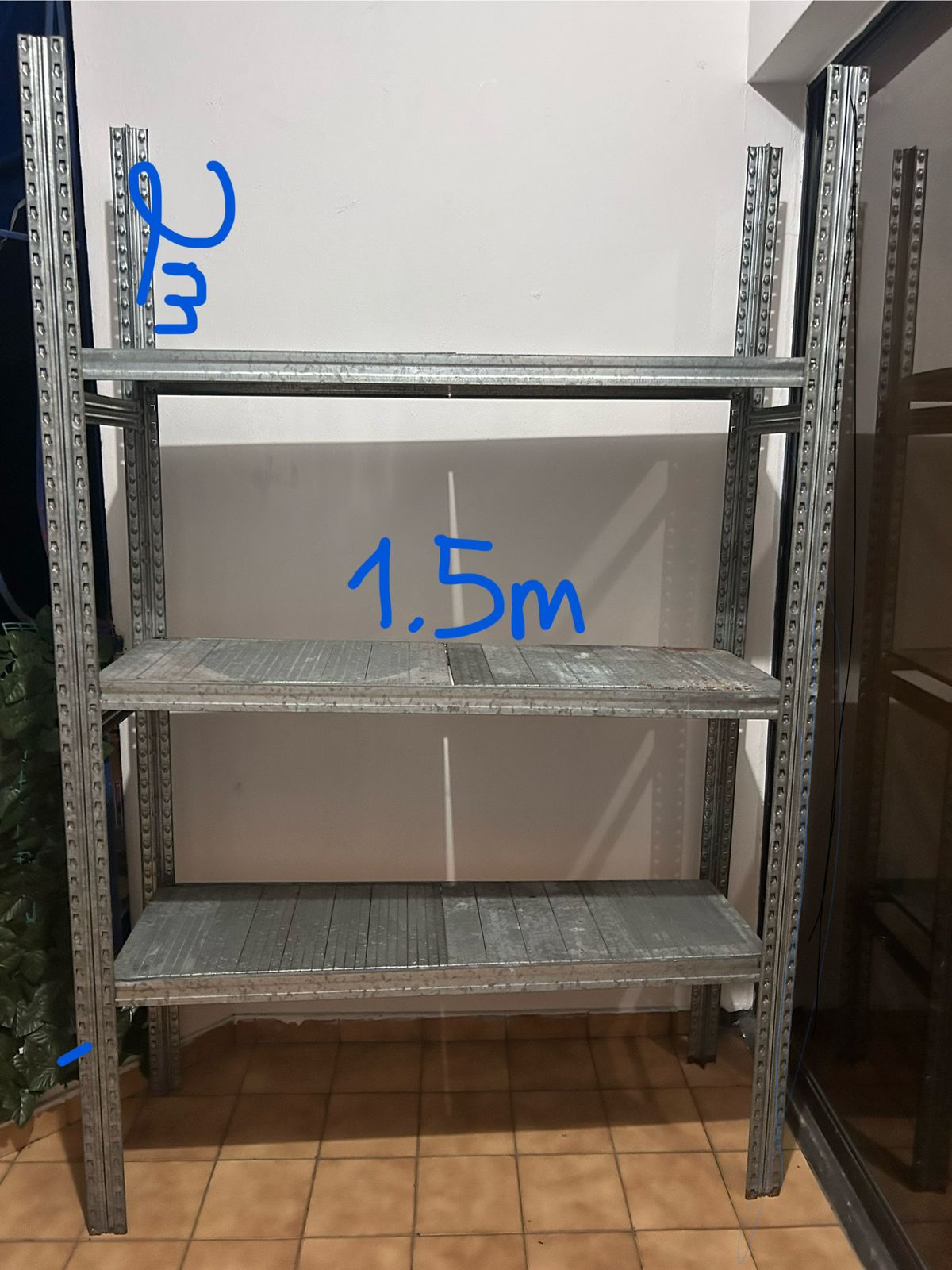 equipos profesionales - Estante para almacenaje en acero, el precio es por cada unidad, dos son $9,000  2