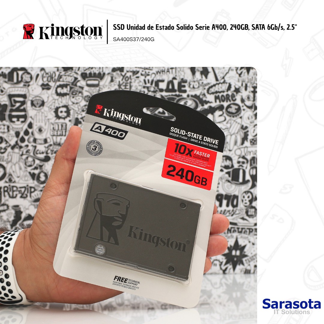 accesorios para electronica - Kingston SSD de 240Gb Serie A400 1