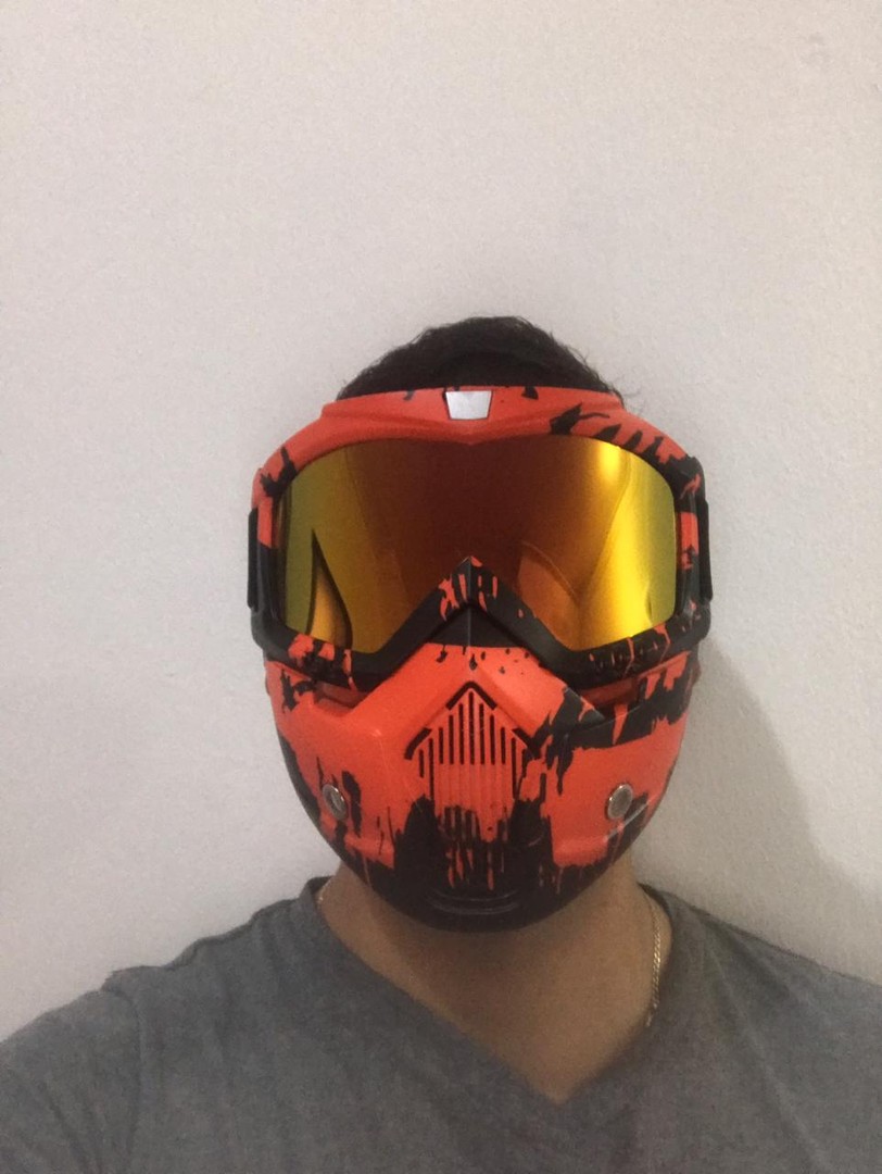 deportes - Mascara Protección Motor Motocross Bicicleta Bici Lentes Buggies Careta Casco 7