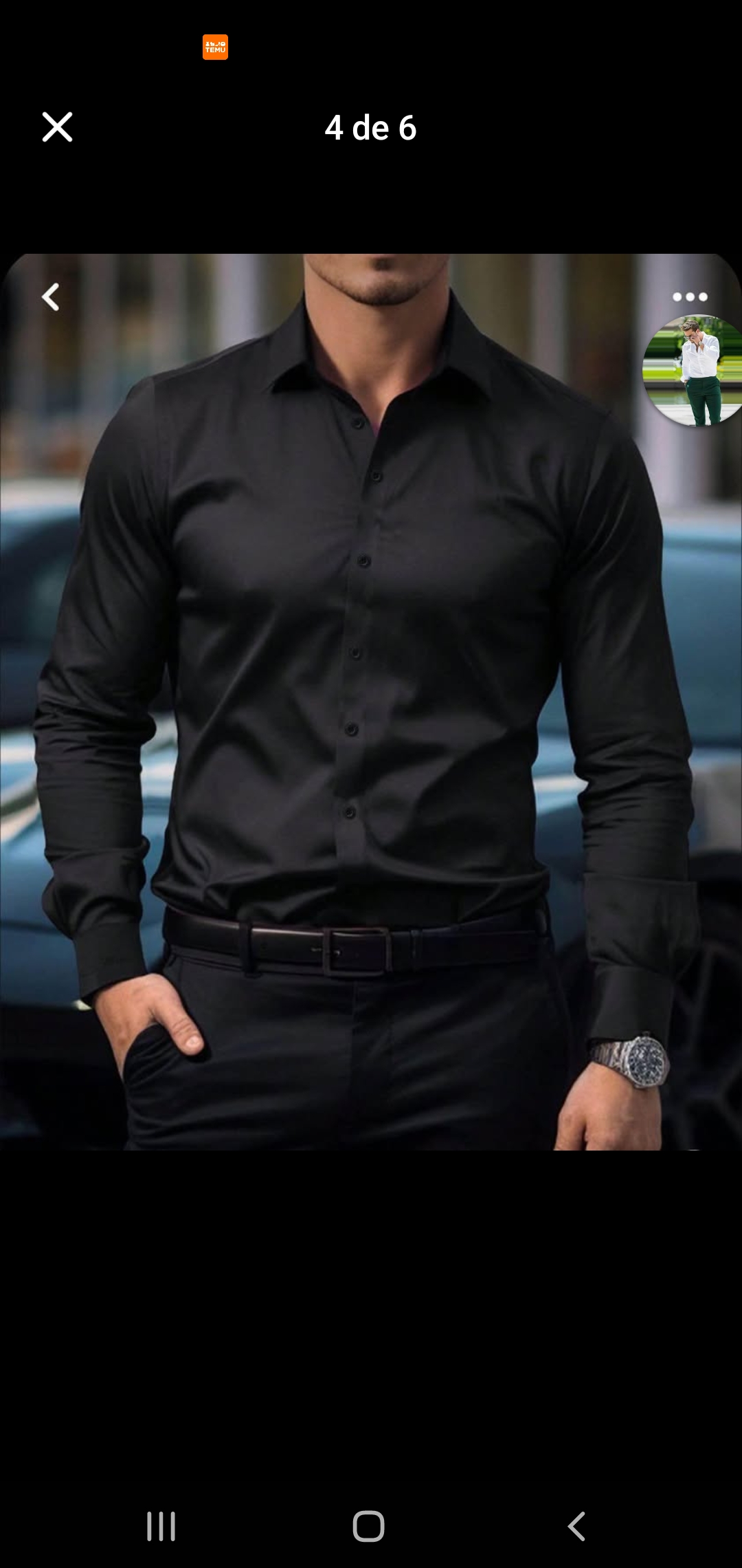 ropa para hombre -  _Camisas lisas disp_👔  _Manga larga _y corta  3