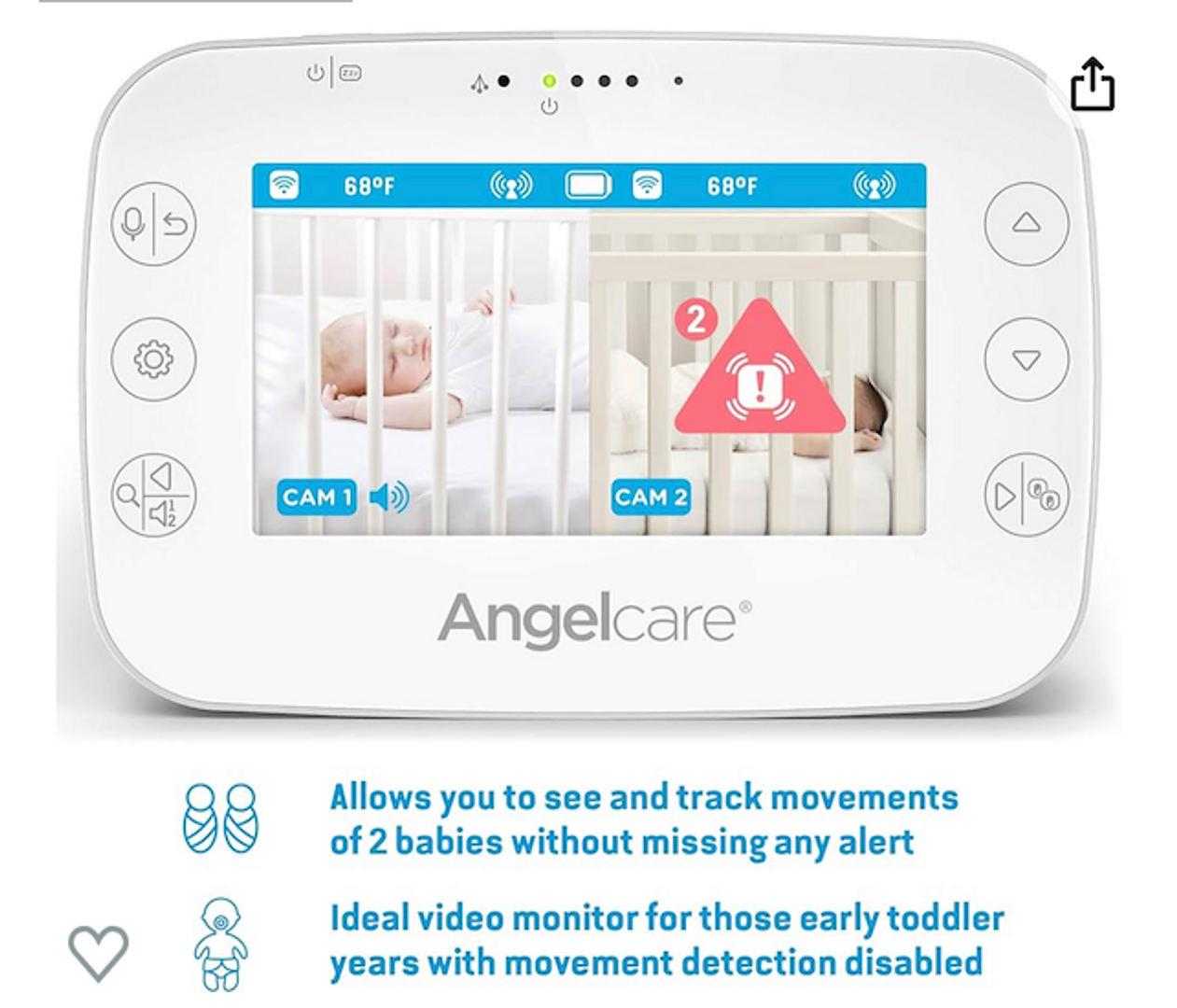 accesorios - Monitor para bebés con sensor de movimiento  4