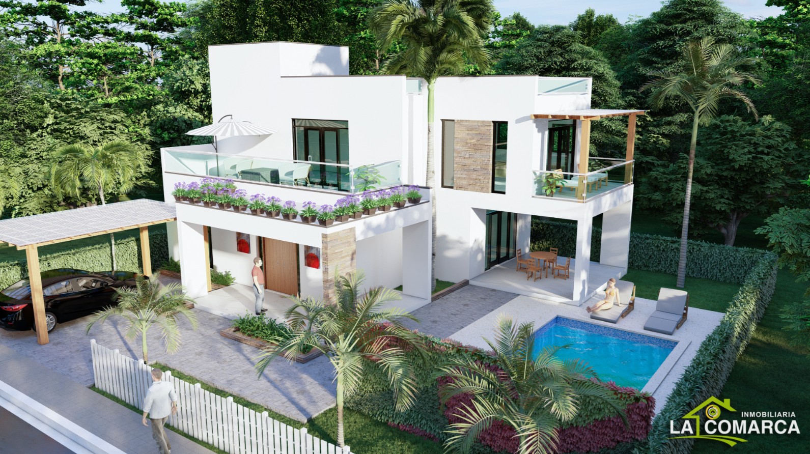 casas vacacionales y villas - Villas a pocos pasos de la playa, Cabarete 0