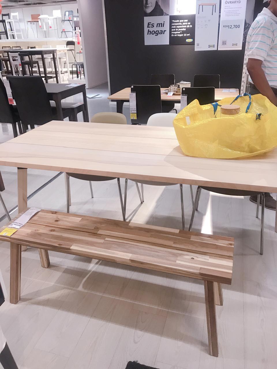 cocina - Comedor de 6 con tope de madera 1