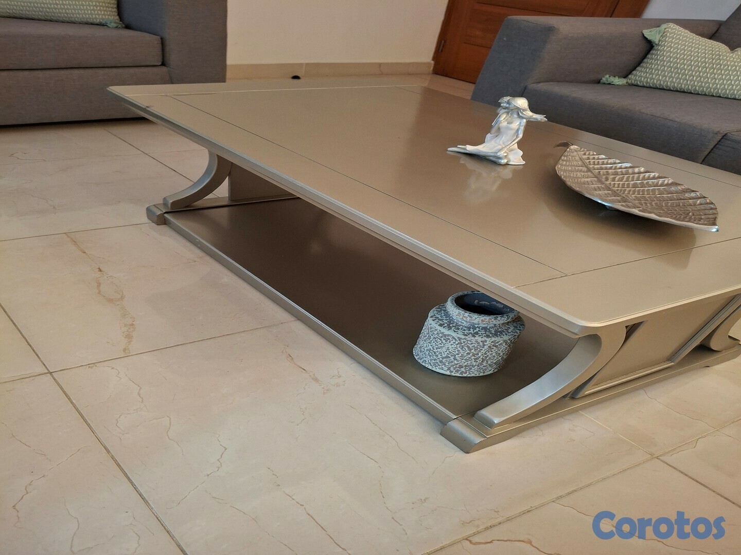 muebles y colchones - Juego de sala, 2 sofás y 1 mesa centro. 7