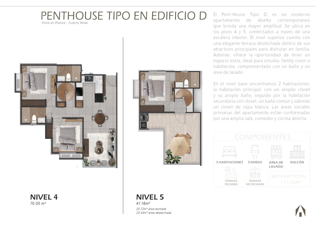 penthouses - PENTHOUSE EN LA MISMA AVENIDA JACOBO MAJLUTA  4