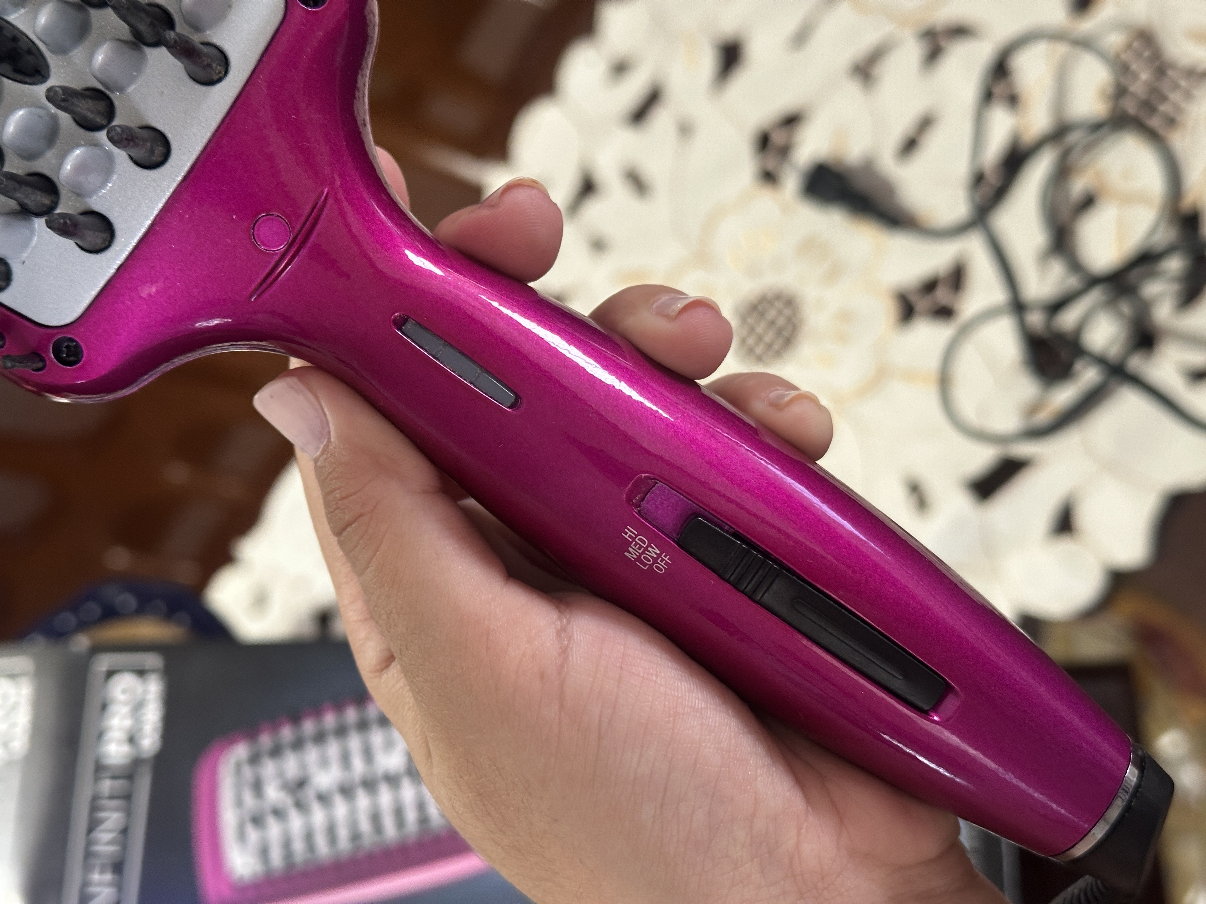 salud y belleza - Cepillo Alisador InfinitiPRO by Conair – Diamond Brilliance Hot Brush 3