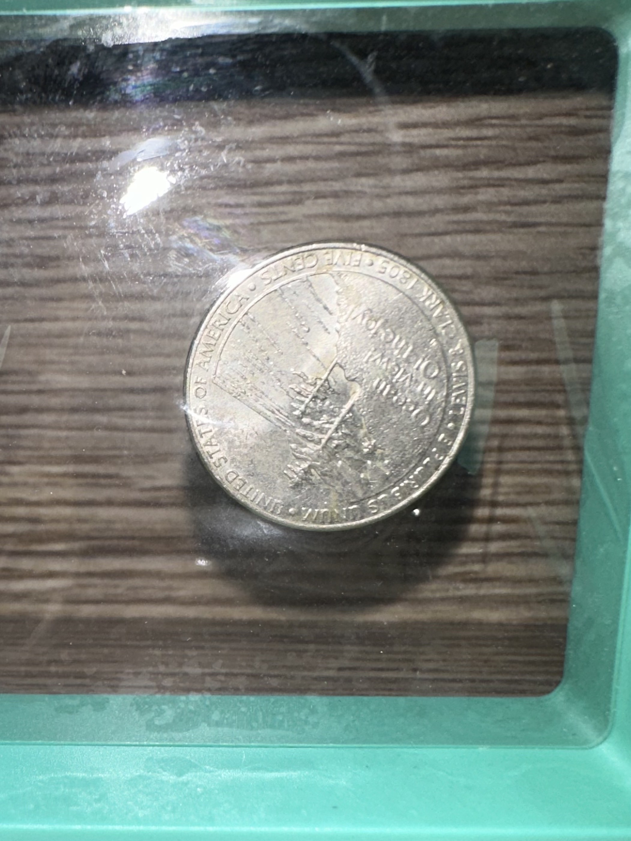 hobby y coleccion - 5 centavos Bicentenarios de la expedición de Lewis y Clark - Vista del océano 3