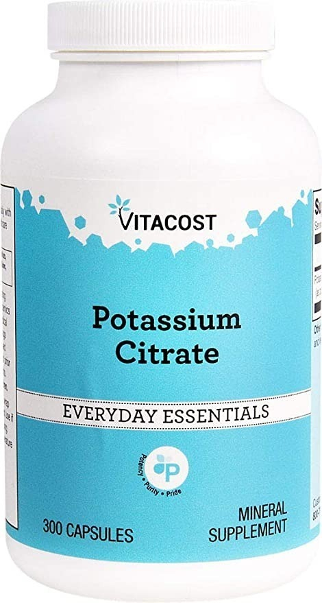 Salud y Equipamiento Médico - Citrato Potasio 300cap Vitacost - U - Unidad A $570