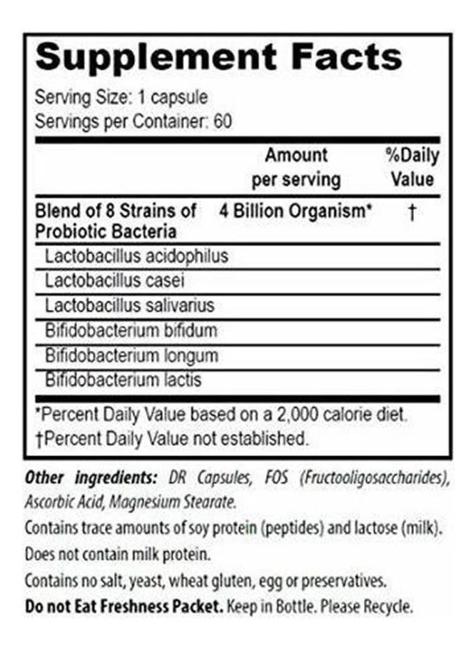 Salud y Equipamiento Médico - Good Flora Probioticos 60 Capsulas Intestino Frank Suarez 4