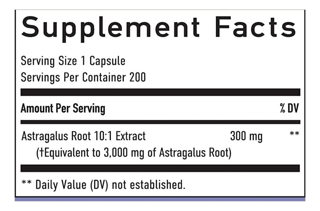 Salud y Equipamiento Médico - Astragalo 300 Mg Smoky Mountain 1