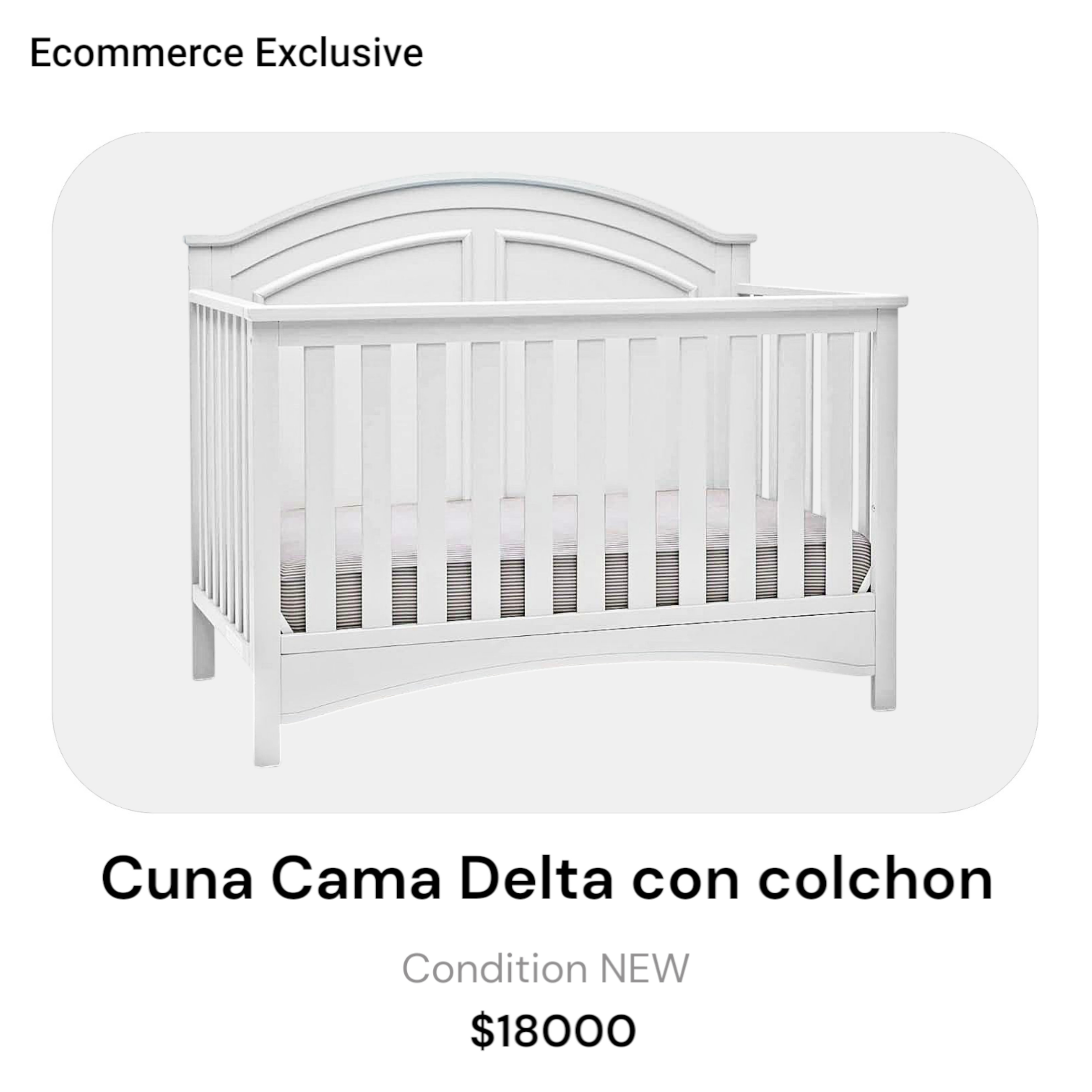muebles - Cuna Cama Nueva en caja  0