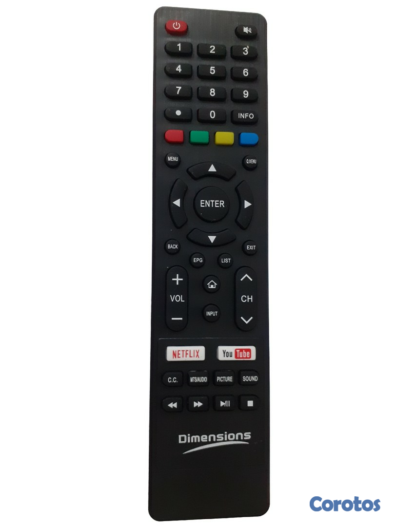otros electronicos - Control remoto universal para Smart TV DIMENSIONS