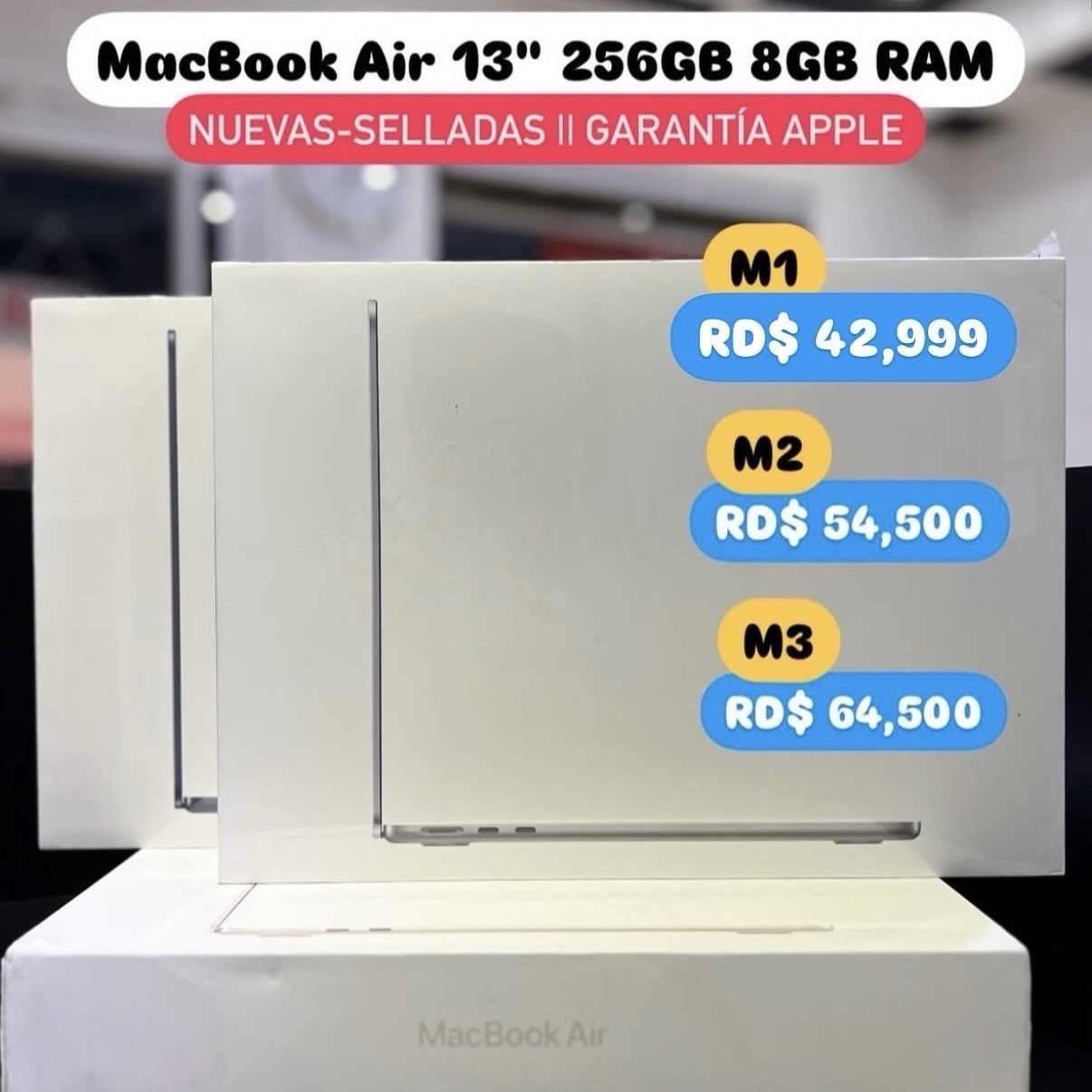 computadoras y laptops - MACBOOK AIR 13.6" SELLADAS OFERTA‼️
