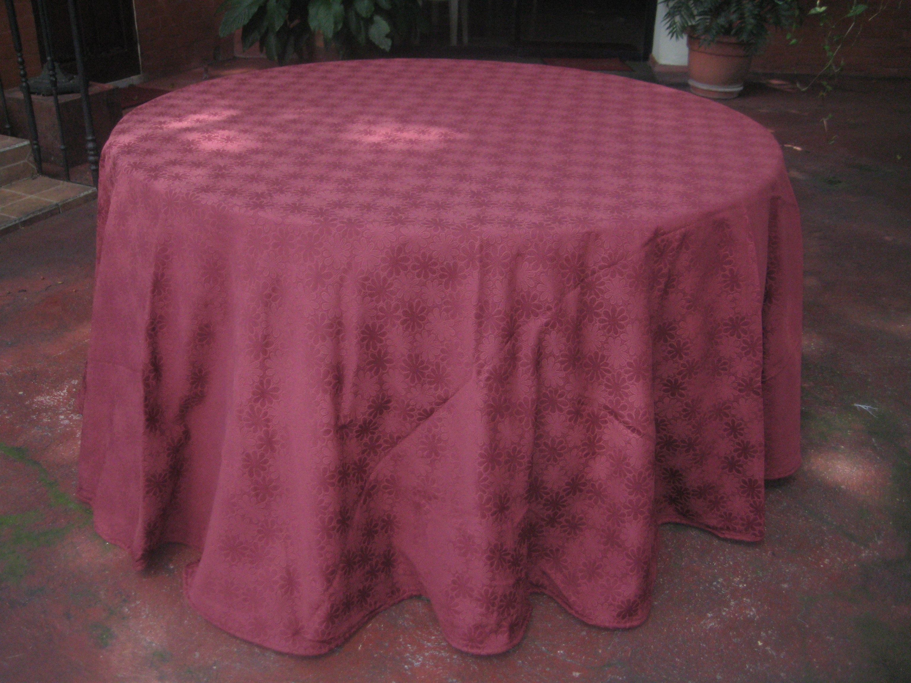 decoración y accesorios - MANTELES PARA MESAS ESPECIALES REDONDAS 4