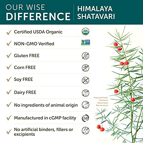 Salud y Equipamiento Médico - Shatavari Organico 1300 Mg Sin Gluten Himalaya 60 Cap 2
