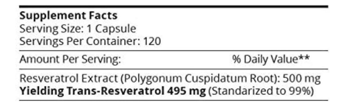 Salud y Equipamiento Médico - Mega Resveratrol 120 Cápsulas - Un - Unidad A $6541 1