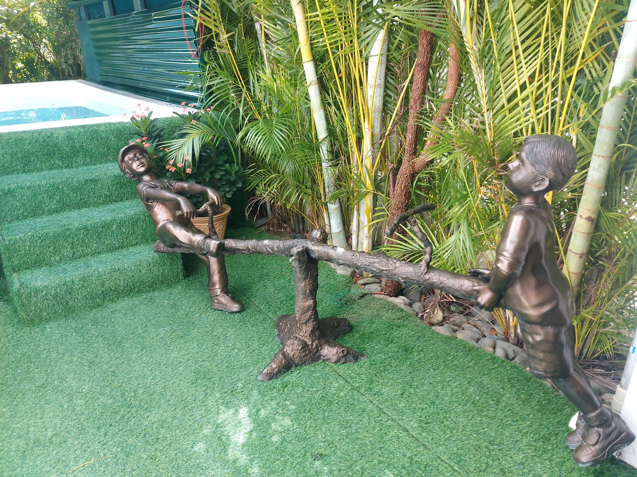 decoración y accesorios - Estatuas de bronce decorativas, para interior o ex 3