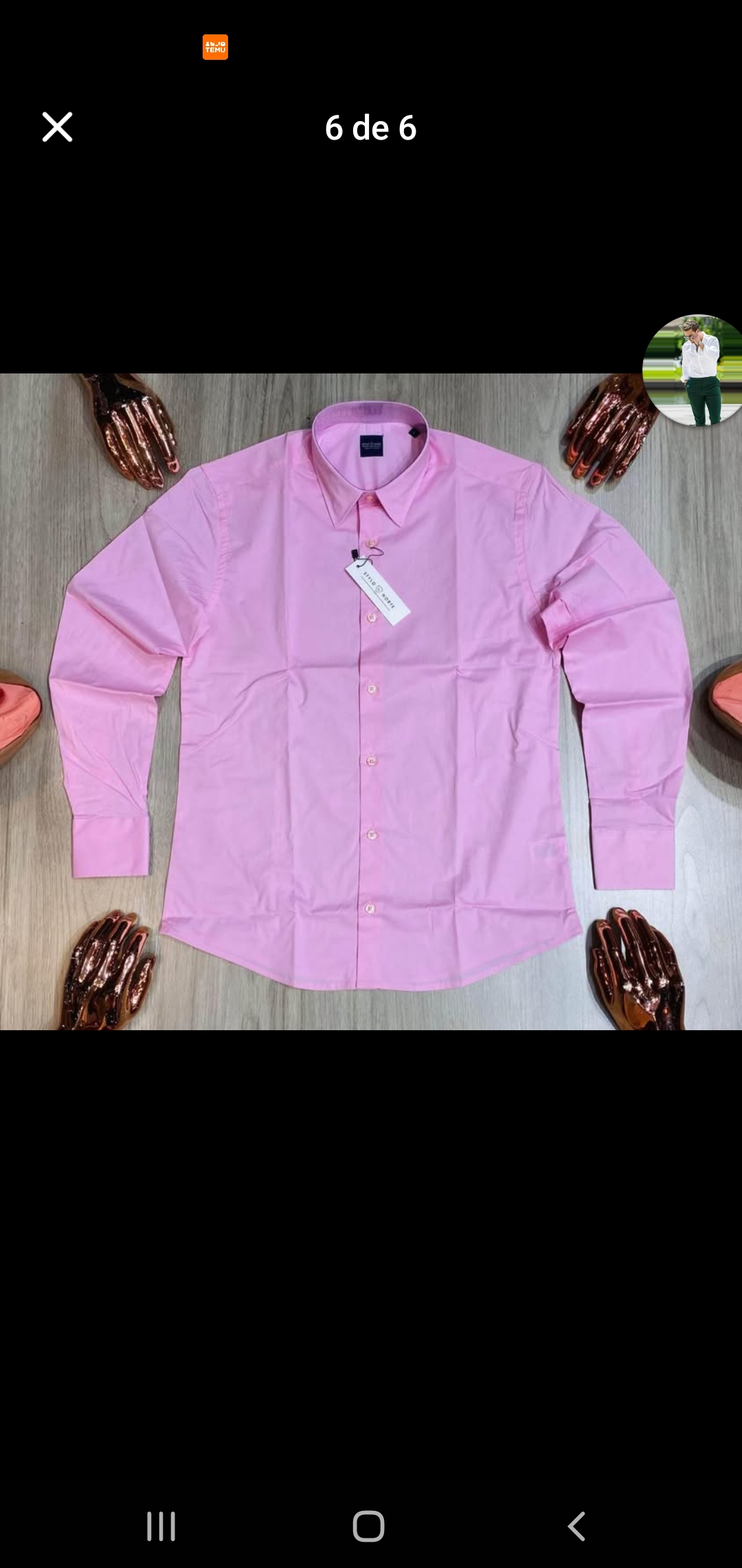 ropa para hombre -  _Camisas lisas disp_👔  _Manga larga _y corta  4