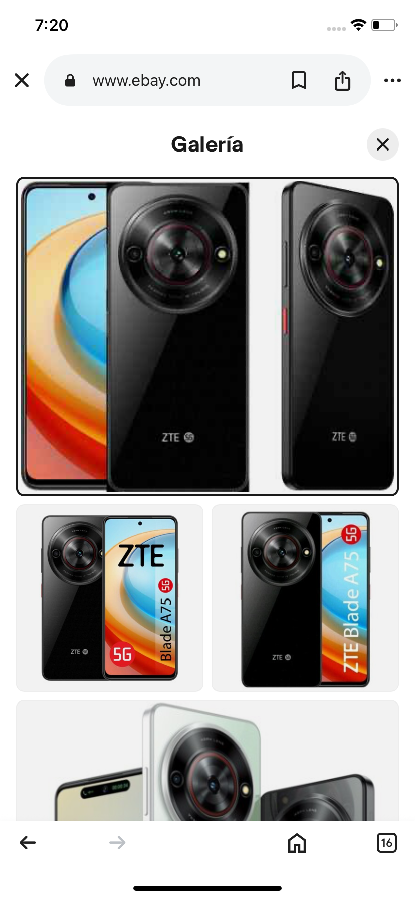 celulares y tabletas - celular zte  1