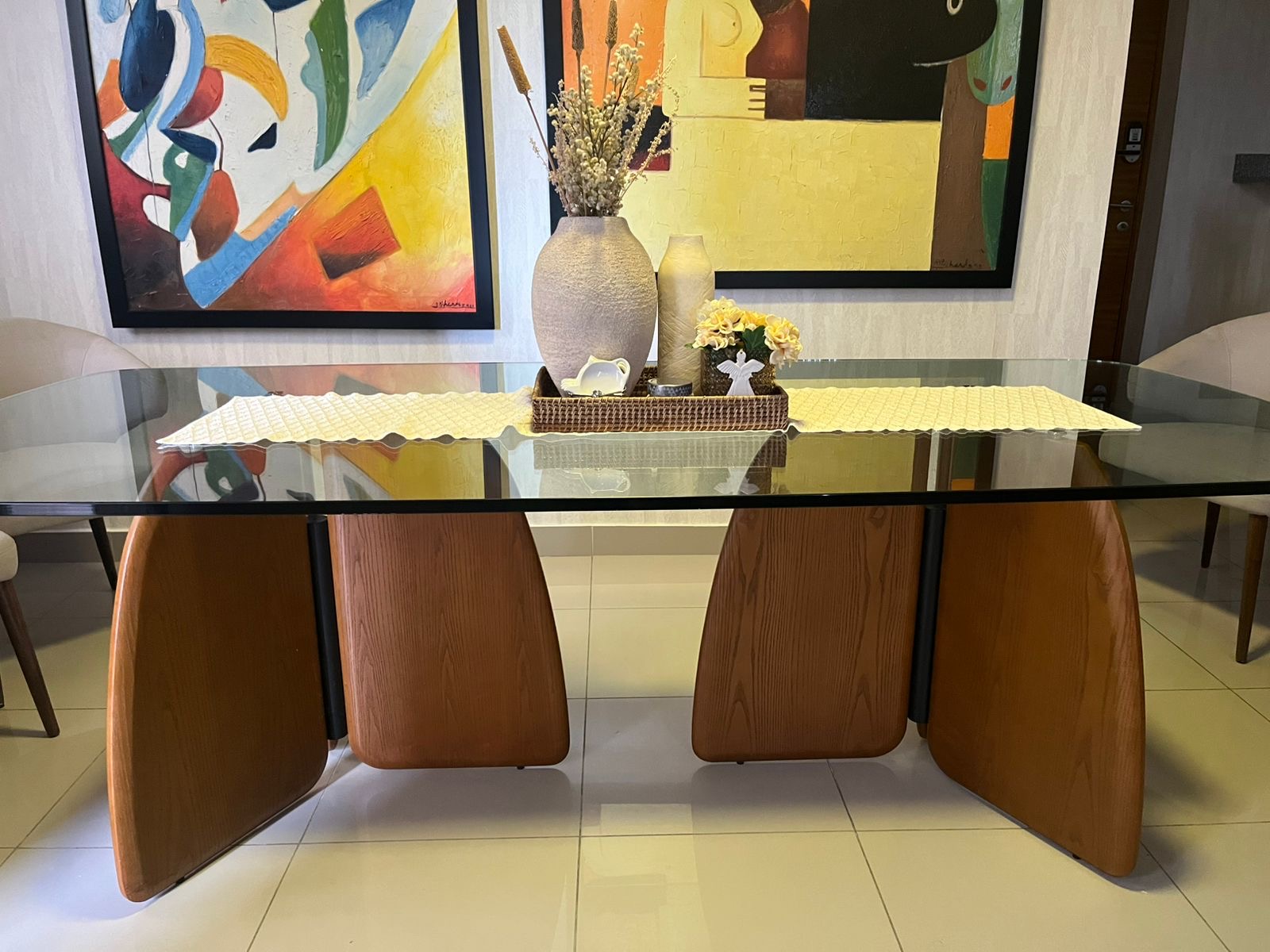 muebles y colchones - MESA COMEDOR ILUMEL 6 u 8 COMENSALES 1