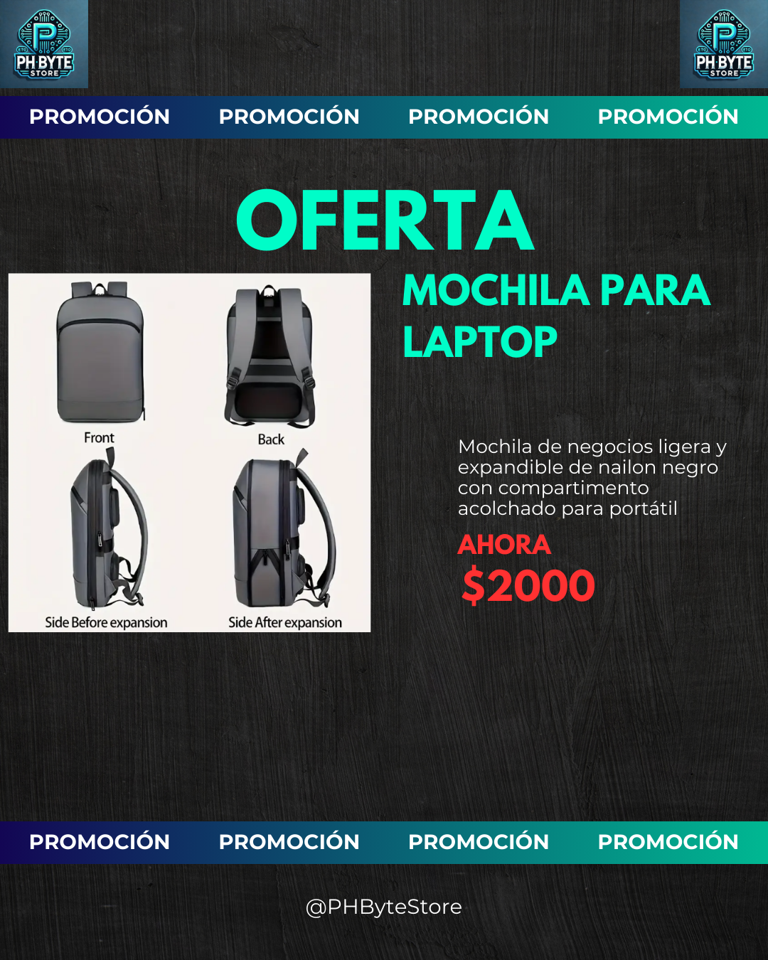 carteras y maletas - Mochila para laptop