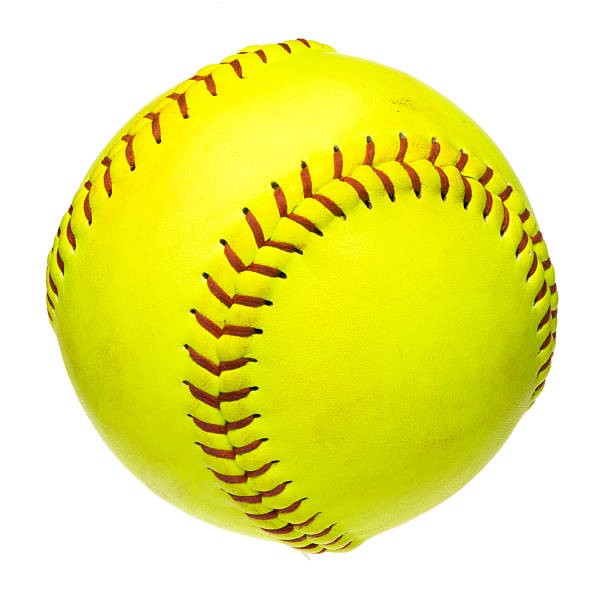 deportes - PELOTA DE SOFTBOL AMARILLA Y BLANCA 0