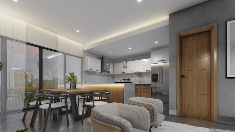 casas vacacionales y villas - Venta de villas en punta cana con jacuzzi incluido entrega marzo 2025 4