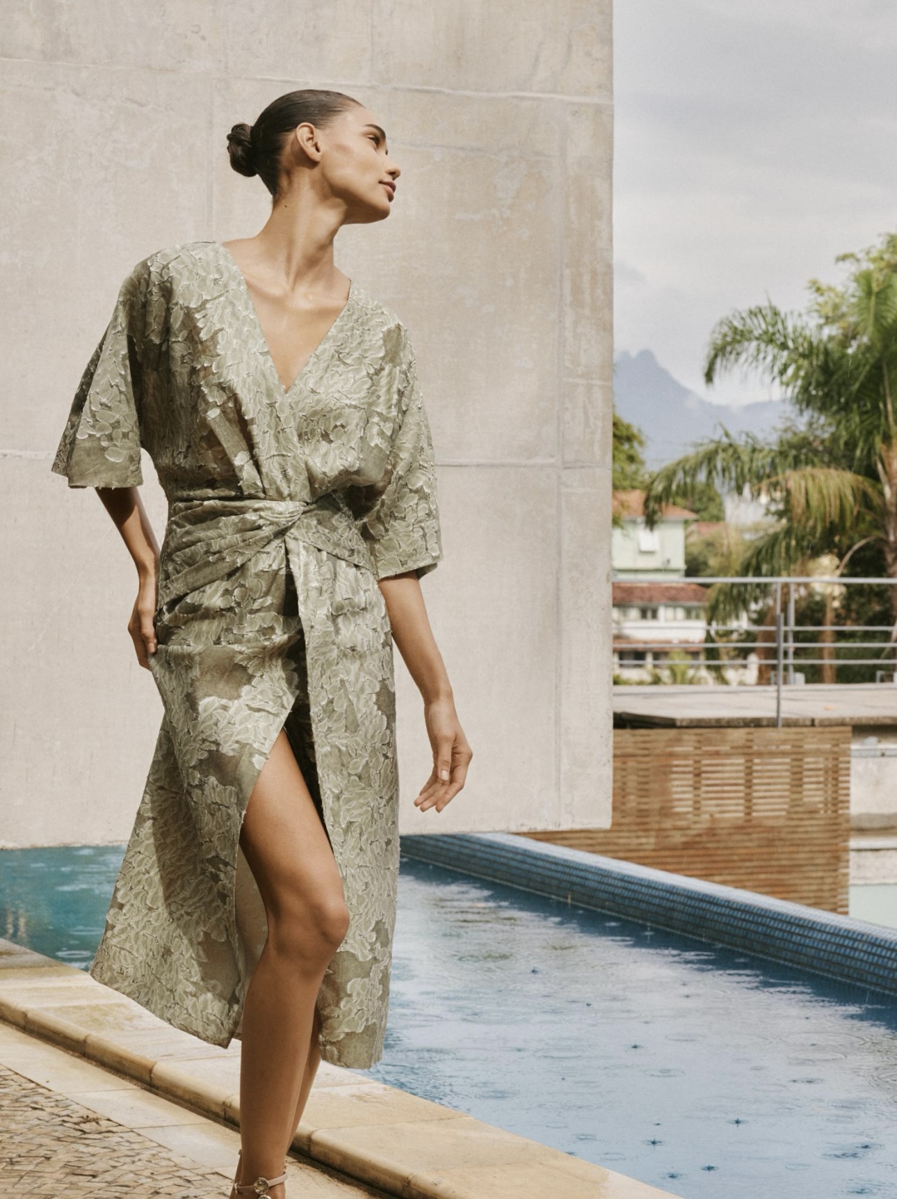 ropa para mujer - Vestido elegante estilo kimono 0