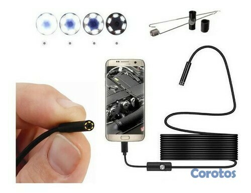 otros electronicos - Camara Endoscopica USB Boroscopio Camara de inspeccion Android endoscopio 2 mts 3