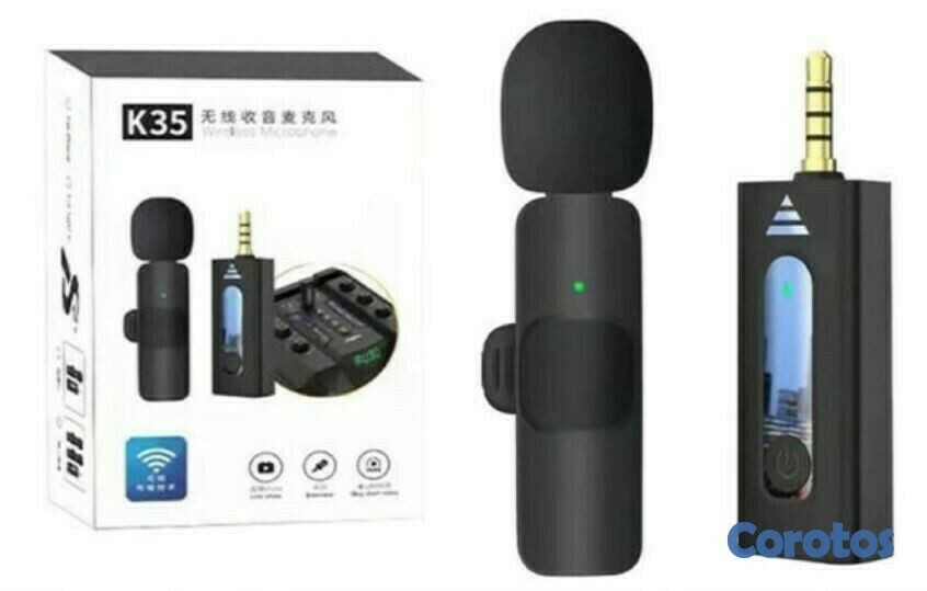 accesorios para electronica - Microfono inalambrico con conector 3.5 mm para telefono, tablet 1