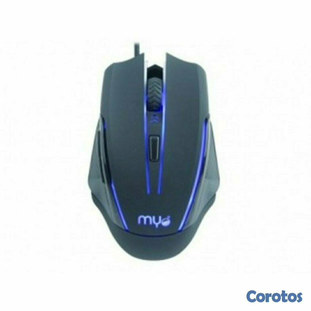 computadoras y laptops - MOUSE GAMING MYO SERIE 6, SENSOR ÓPTICO 6 BOTONES, VELOCIDAD DEL MOUSE AJUSTABLE