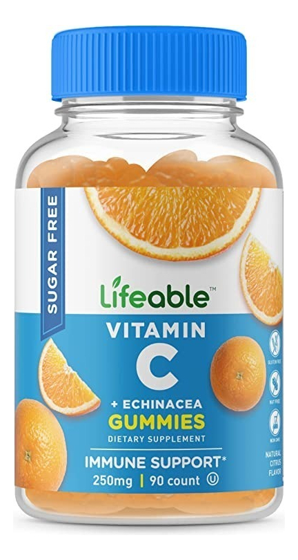 Salud y Equipamiento Médico - 90 Gomas De Vitamina C Lifeable 0