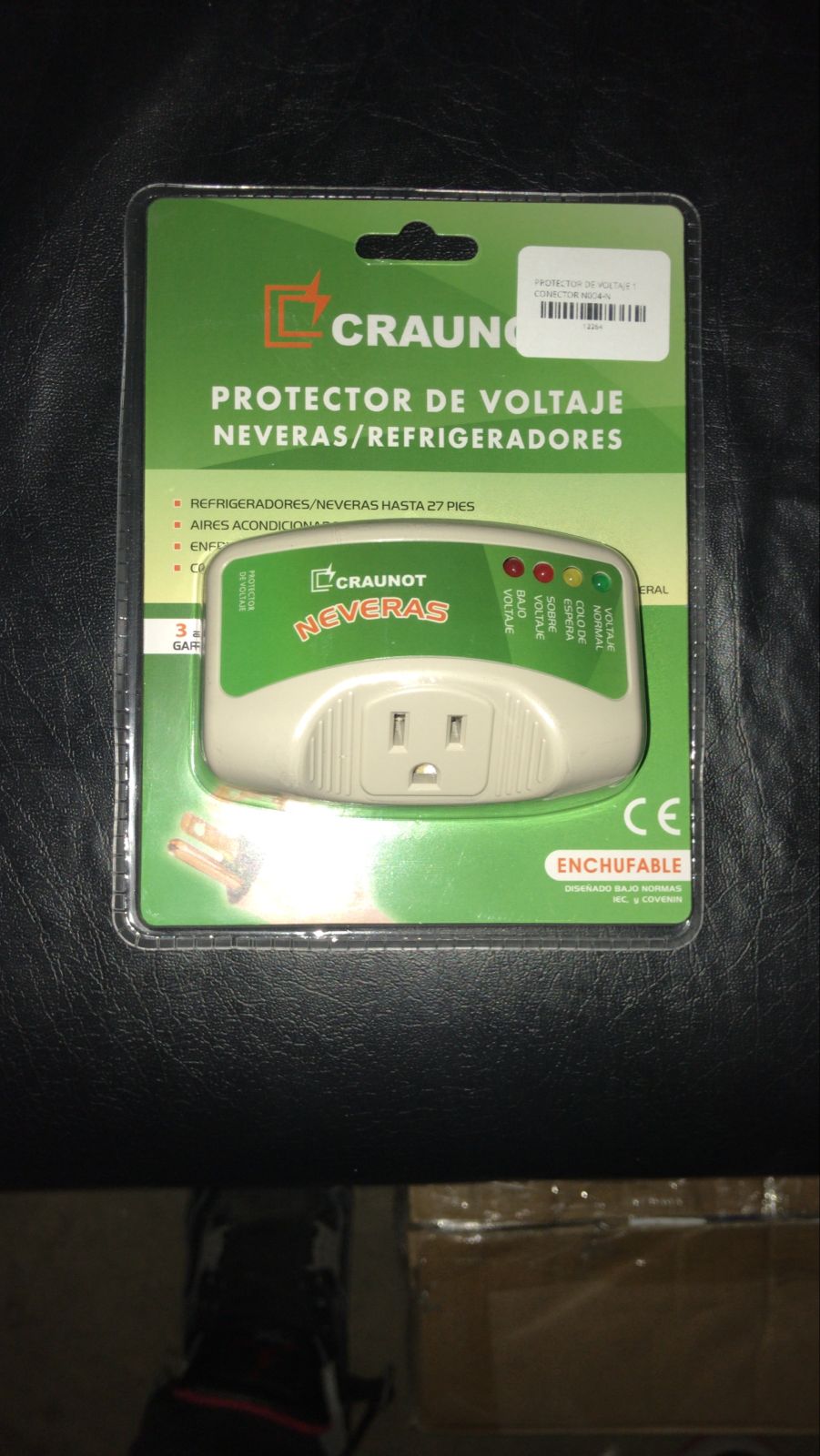 accesorios para electronica - PROTECTOR DE VOLTAJE 1 CONECTOR N004-N 2