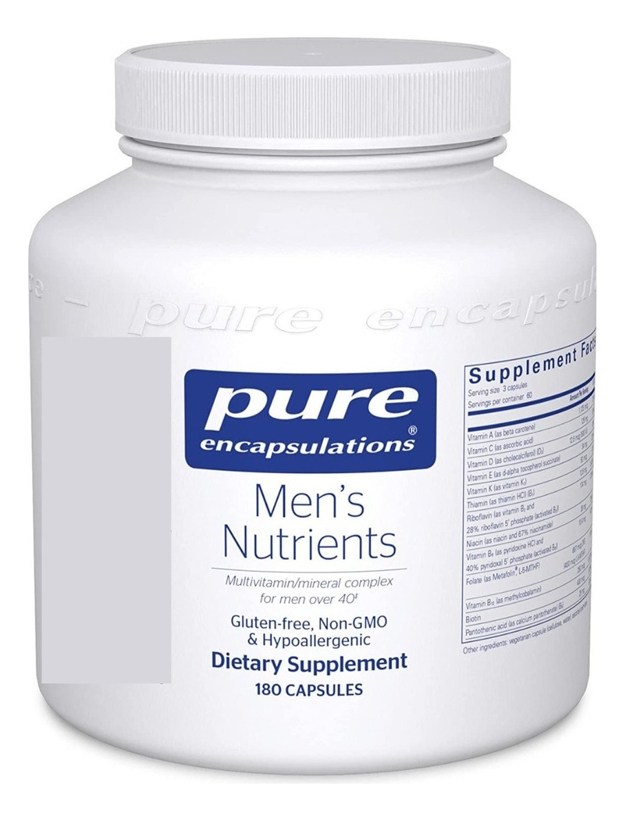 Salud y Equipamiento Médico - Multivitaminico 180 Tab Pure - Uni - Unidad A $3612 0