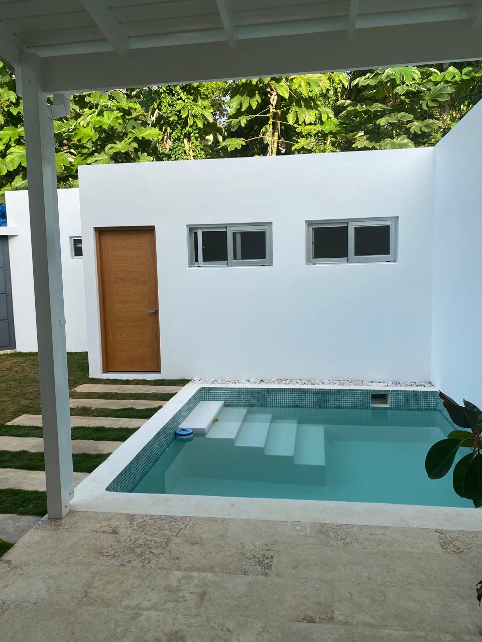 casas vacacionales y villas - Townhouse Villa en Las Terrenas, a  600 Mts. de Playa Ballenas, 2 niveles, Pisci 2