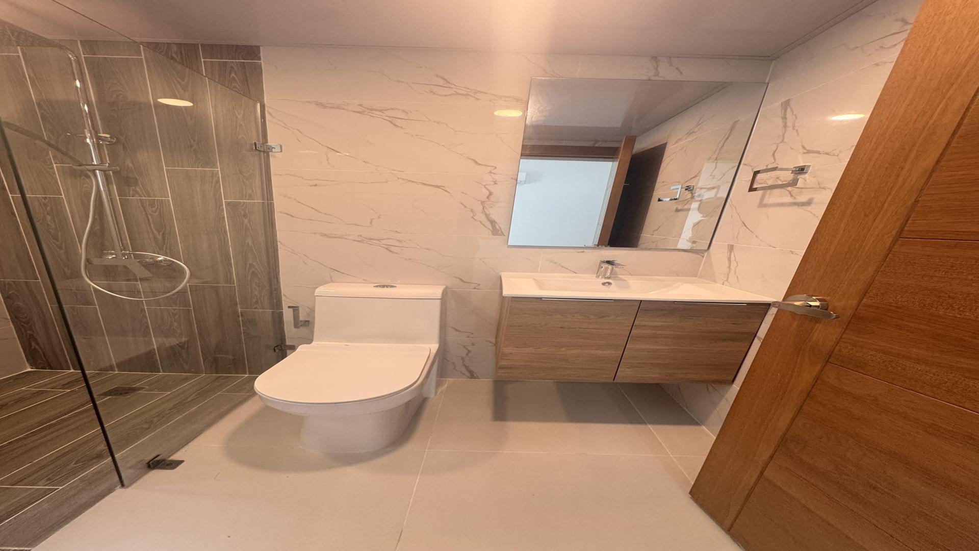 apartamentos - En alquiler moderno apto de una habitación con línea blanca en el ensanche Naco 4