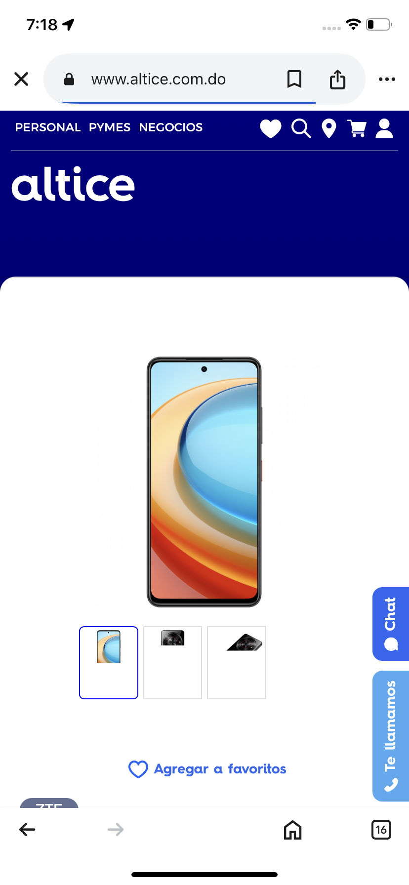 celulares y tabletas - celular zte  2