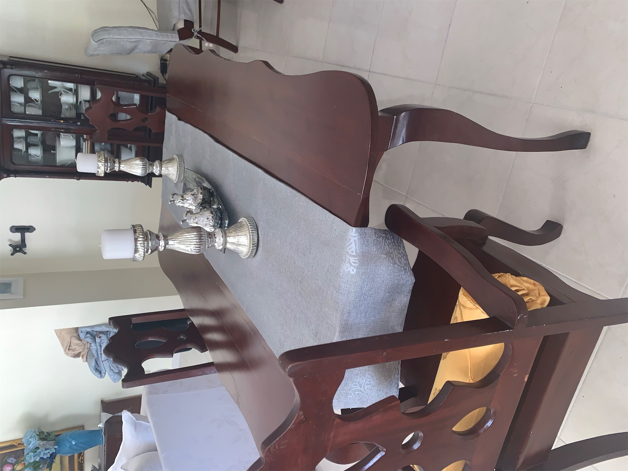 muebles y colchones - Comedor CAOBA ORIGINAL 4