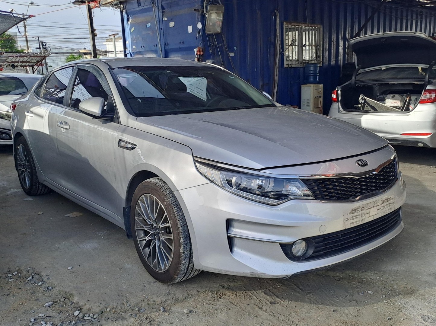 carros - KIA K5 GRIS 2017 1