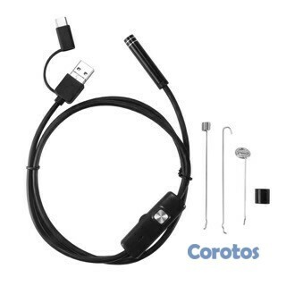 otros electronicos - Camara Endoscopica USB Boroscopio Camara de inspeccion Android endoscopio 2 mts 4
