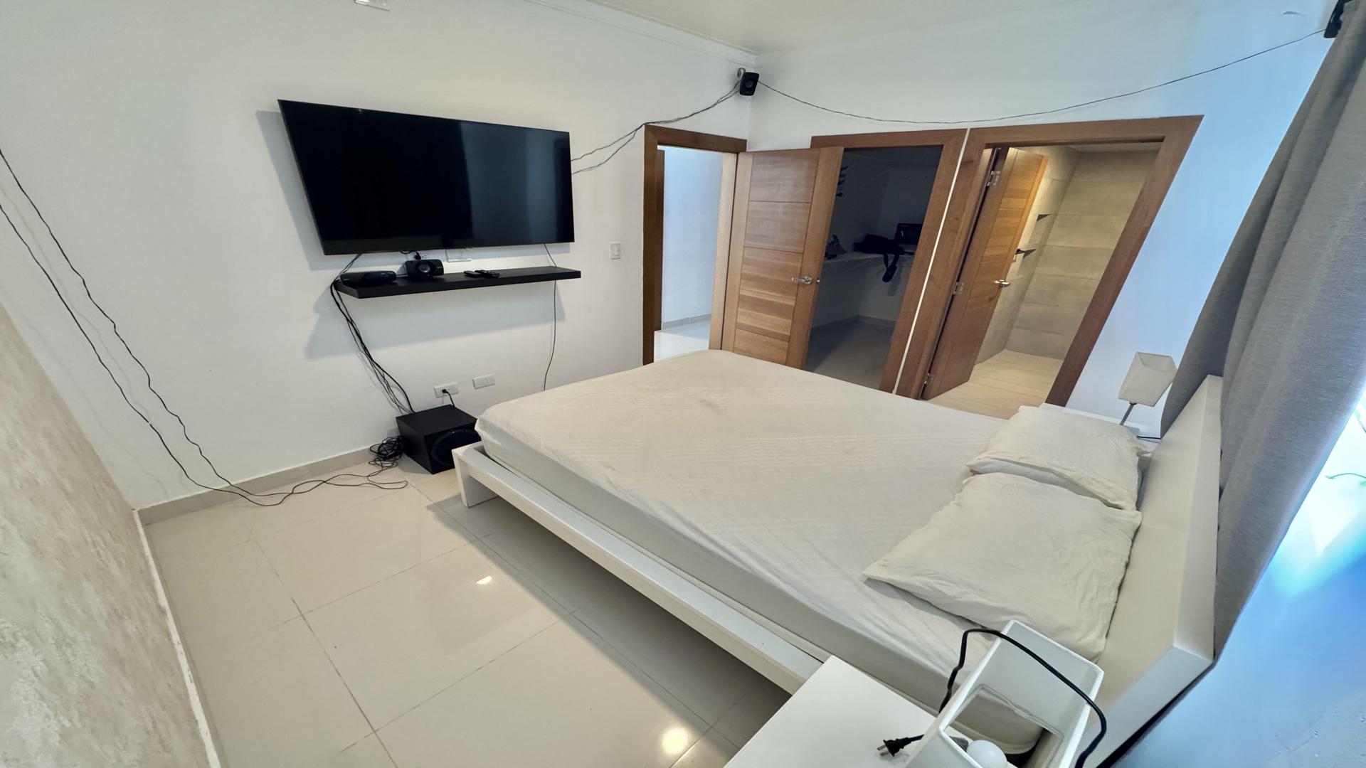 apartamentos - Apartamento Amueblado en Evaristo Morales 9