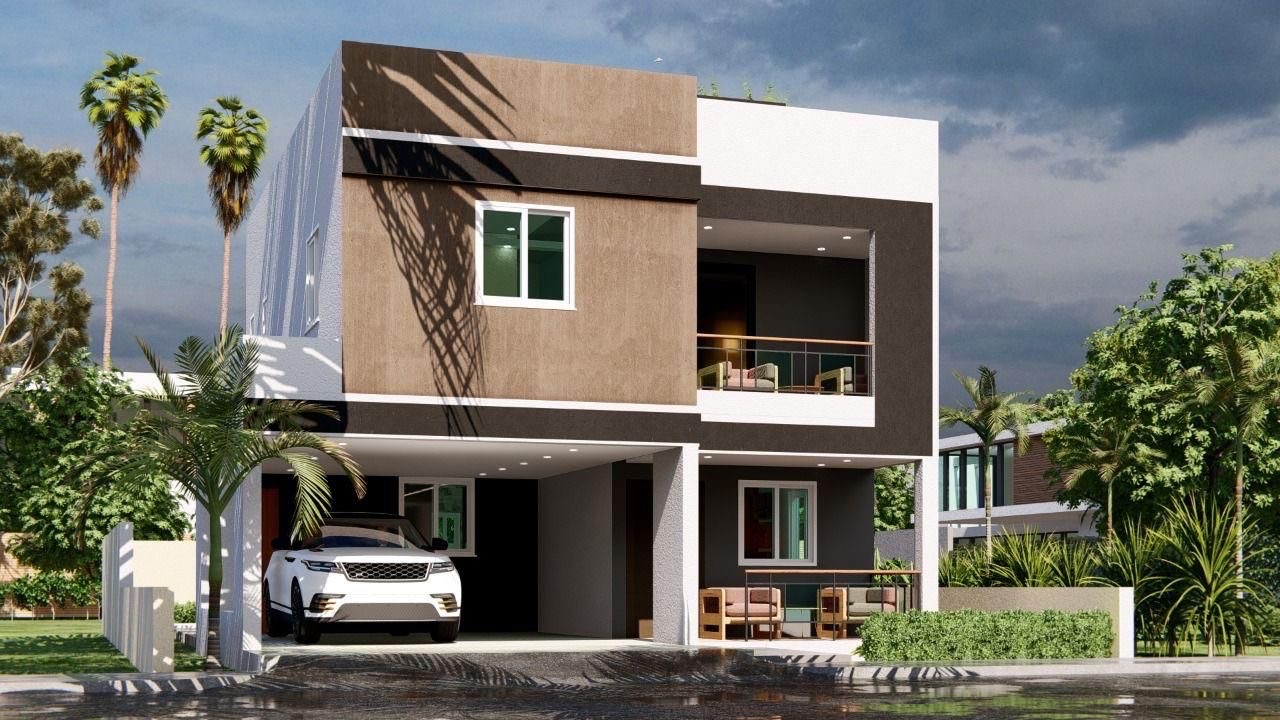 casas - venta de casa con patio grande en la autopista de san isidro Santo Domingo este 