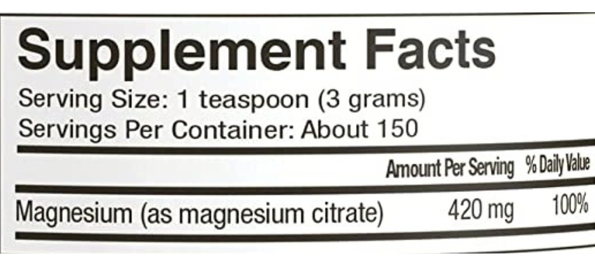 Salud y Equipamiento Médico - Magnesio Polvo 420 Mg Freeda 1