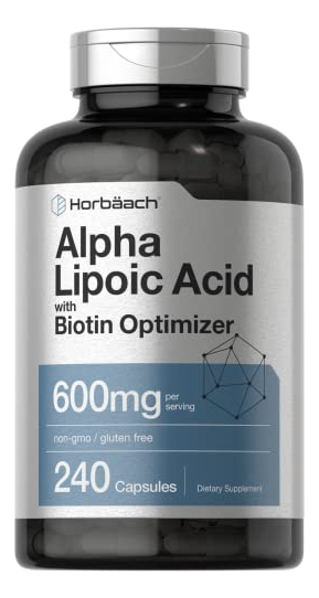 Salud y Equipamiento Médico - Acido Alfa Lipoico 600mg 240 capsulas Horbaach