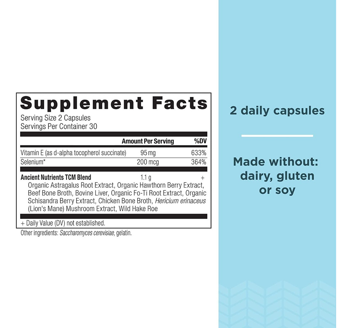 Salud y Equipamiento Médico - Vitamina E 95mg Ancient Nutrition 1
